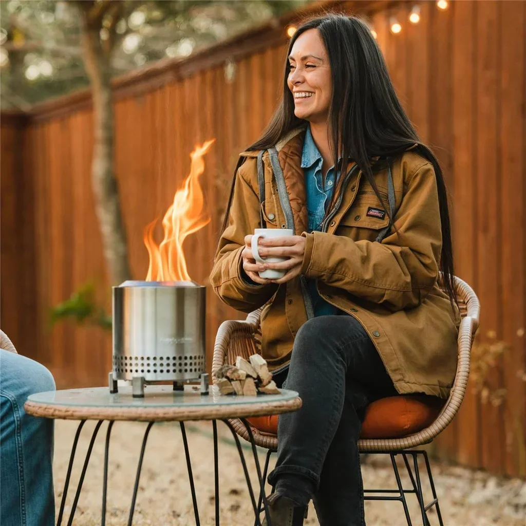 Solo Stove Mesa XL Original Brasero de Mesa 17,7 cm Acero Inoxidable sin Humo