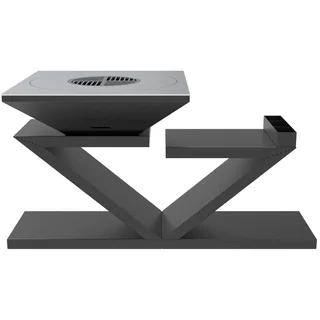 Brasero Doble Z Negro Plancha Cuadrada 90x90 cm Acero al Carbono