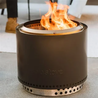 Brasero Exterior Solo Stove Bonfire 49,5 cm Acero Inoxidable sin Humo con Soporte