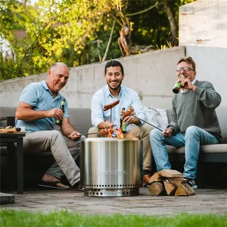 Brasero sin humo Solo Stove Bonfire 49,5 cm con soporte para jardín y terraza
