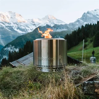 Brasero sin humo Solo Stove Bonfire 49,5 cm con soporte para jardín y terraza