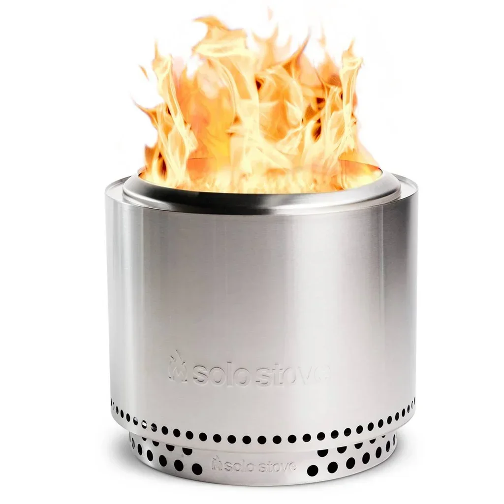 Brasero sin humo Solo Stove Bonfire 49,5 cm con soporte para jardín y terraza