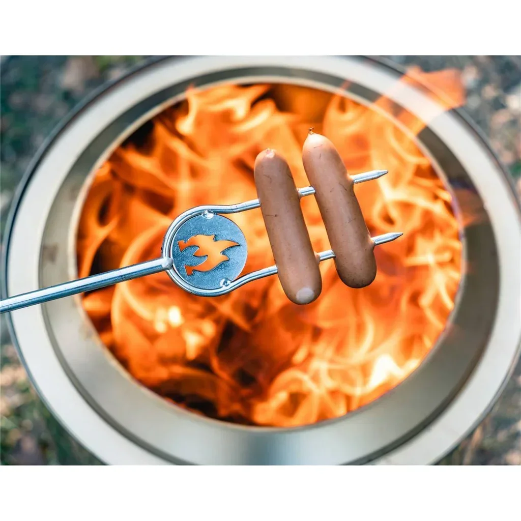 Solo Stove Ranger 38cm Brasero de Acero Inoxidable sin Humo con Soporte