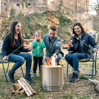 Solo Stove Ranger 38cm Brasero de Acero Inoxidable sin Humo con Soporte