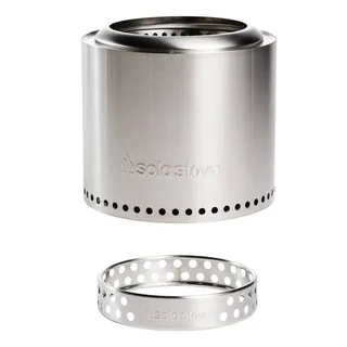 Solo Stove Ranger 38cm Brasero de Acero Inoxidable sin Humo con Soporte
