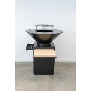 Brasero de Jardín B90 Edición Hiedra con Plancha y Cajón de Cenizas