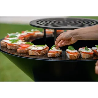 Brasero de Jardín B90 Edición Hiedra con Plancha y Cajón de Cenizas