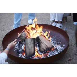 Brasero jardín acero corten Jack 100 cm calefacción exterior diseño
