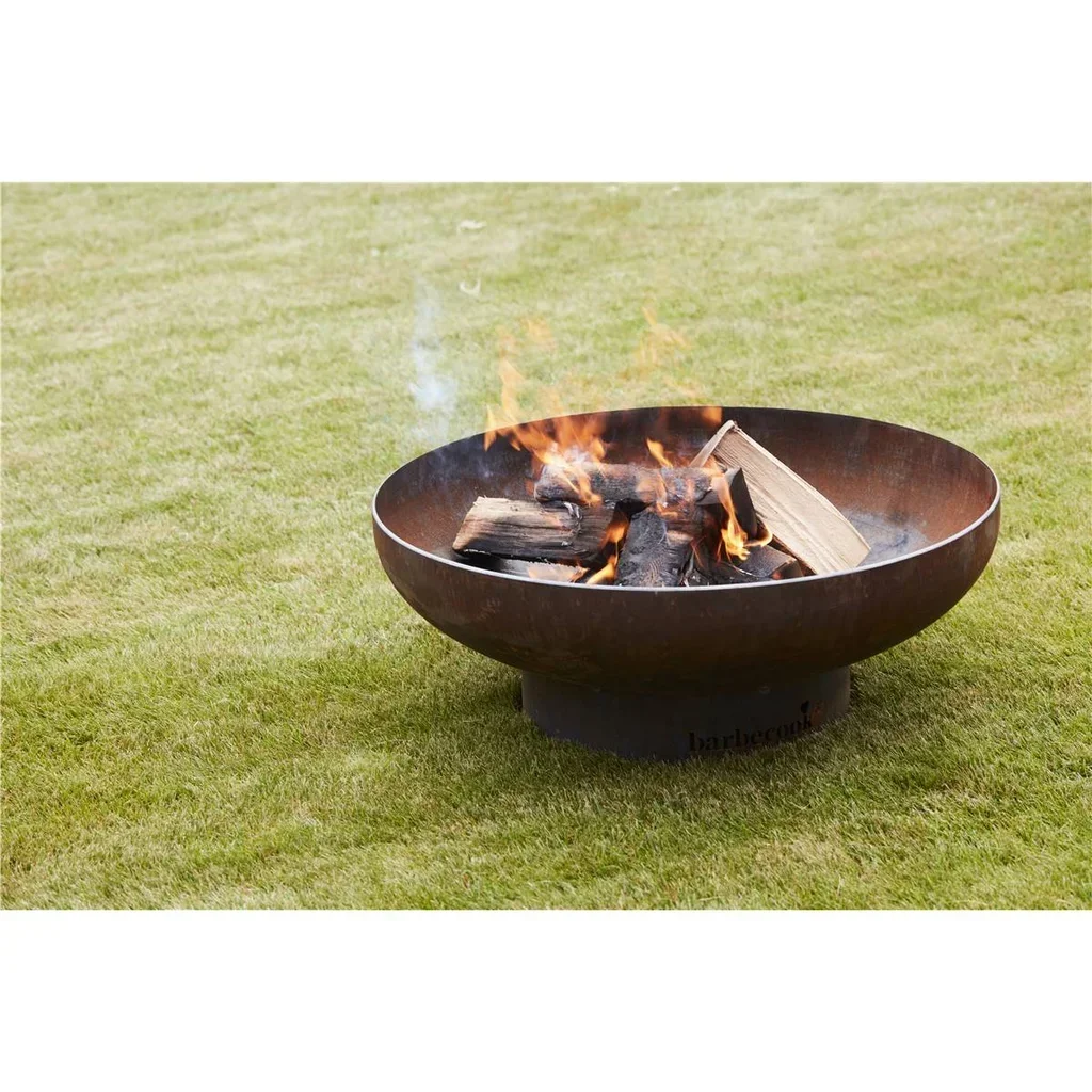 Brasero de jardín Jack acero corten Ø 75 cm exterior fuego leña