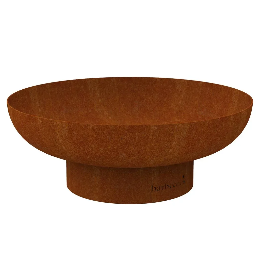 Brasero de jardín Jack acero corten Ø 75 cm exterior fuego leña