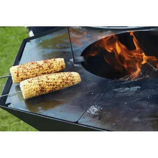 Brasero Nestor Barbecook acero corten 16 comensales plancha parrilla