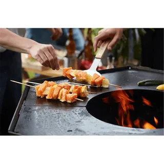 Brasero Nestor Barbecook acero corten 16 comensales plancha parrilla