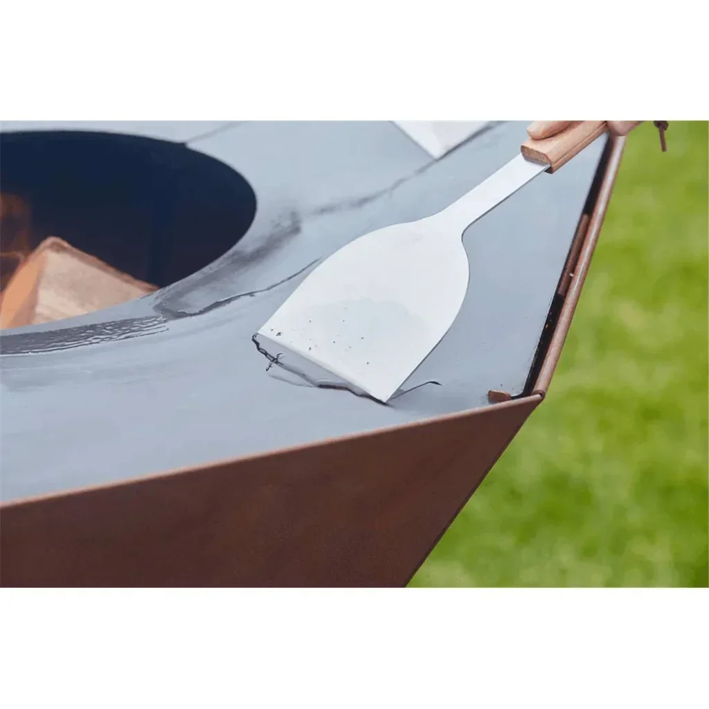 Nestor Barbecook Brasero de Jardín Barbacoa Acero Negro 80x90cm 16 Personas