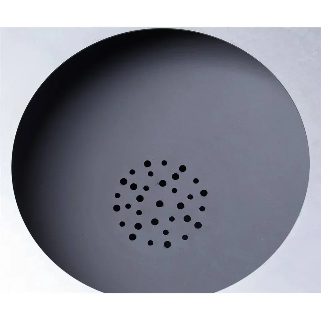 Brasero Plancha ORION Classic Negro con Tapa Apagafuegos 80 cm