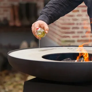 Brasero Plancha ORION Classic Negro con Tapa Apagafuegos 80 cm