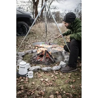 Brasero Colgante Petromax 56 cm – Placa de Cocción de Acero para Trípode