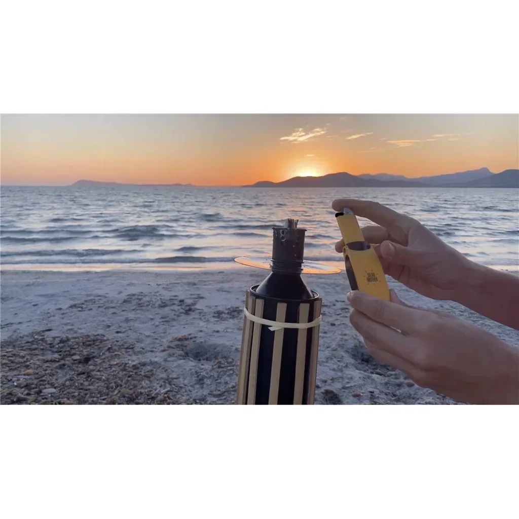 Encendedor Solar Impermeable SUNCASE GEAR - Encendedor Ecológico Compacto para Senderismo Camping