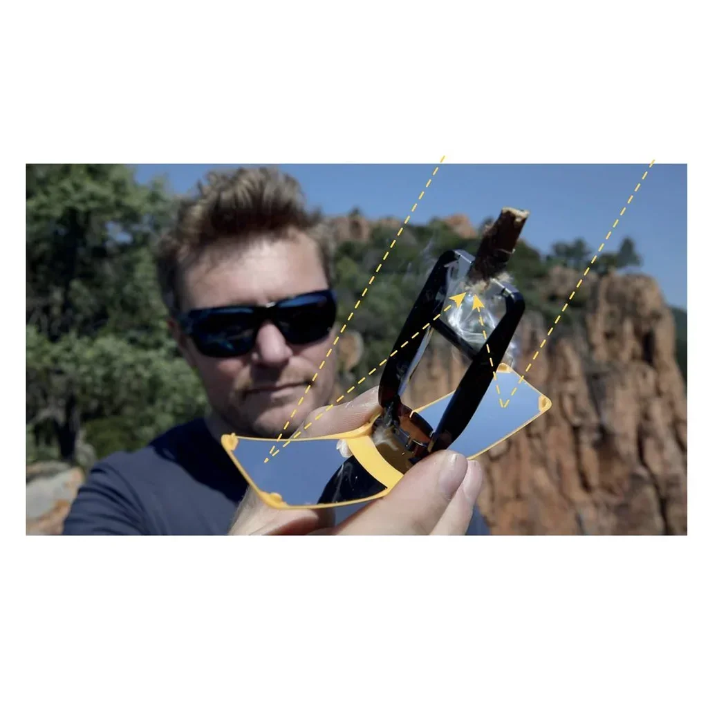 Encendedor Solar Impermeable SUNCASE GEAR - Encendedor Ecológico Compacto para Senderismo Camping