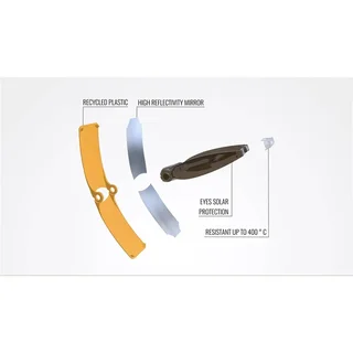 Encendedor Solar Impermeable SUNCASE GEAR - Encendedor Ecológico Compacto para Senderismo Camping