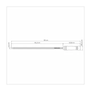 Spiedo Barbecue Tramontina Churrasco 55 cm Acciaio Inox Legno Professionale