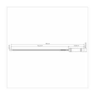 Brocheta Churrasco Tramontina 65 cm Acero Inoxidable y Madera FSC