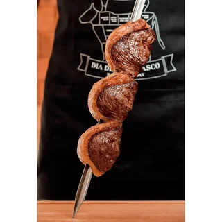 Brocheta Churrasco Tramontina 65 cm Acero Inoxidable y Madera FSC