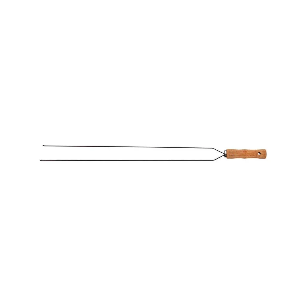 Pincho Doble 75 cm Tramontina Churrasco Acero Inoxidable Madera FSC Barbacoa
