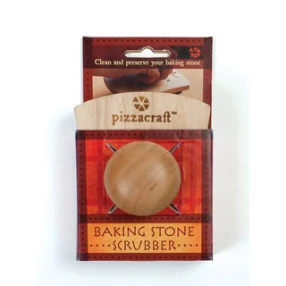 Cepillo limpieza piedra pizza cerdas naturales resistente calor