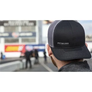 Gorra Richardson Pit Boss Negra - Logo Bordado Talla Única