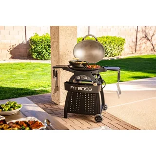 Carrito Barbacoa Gas Pit Boss Sportsman 2 Aluminio con Bandeja de Condimentos