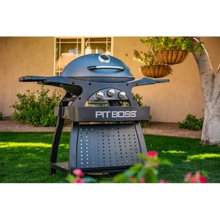 Carro Barbacoa Gas Pit Boss Sportsman 3 de Aluminio con Almacenamiento