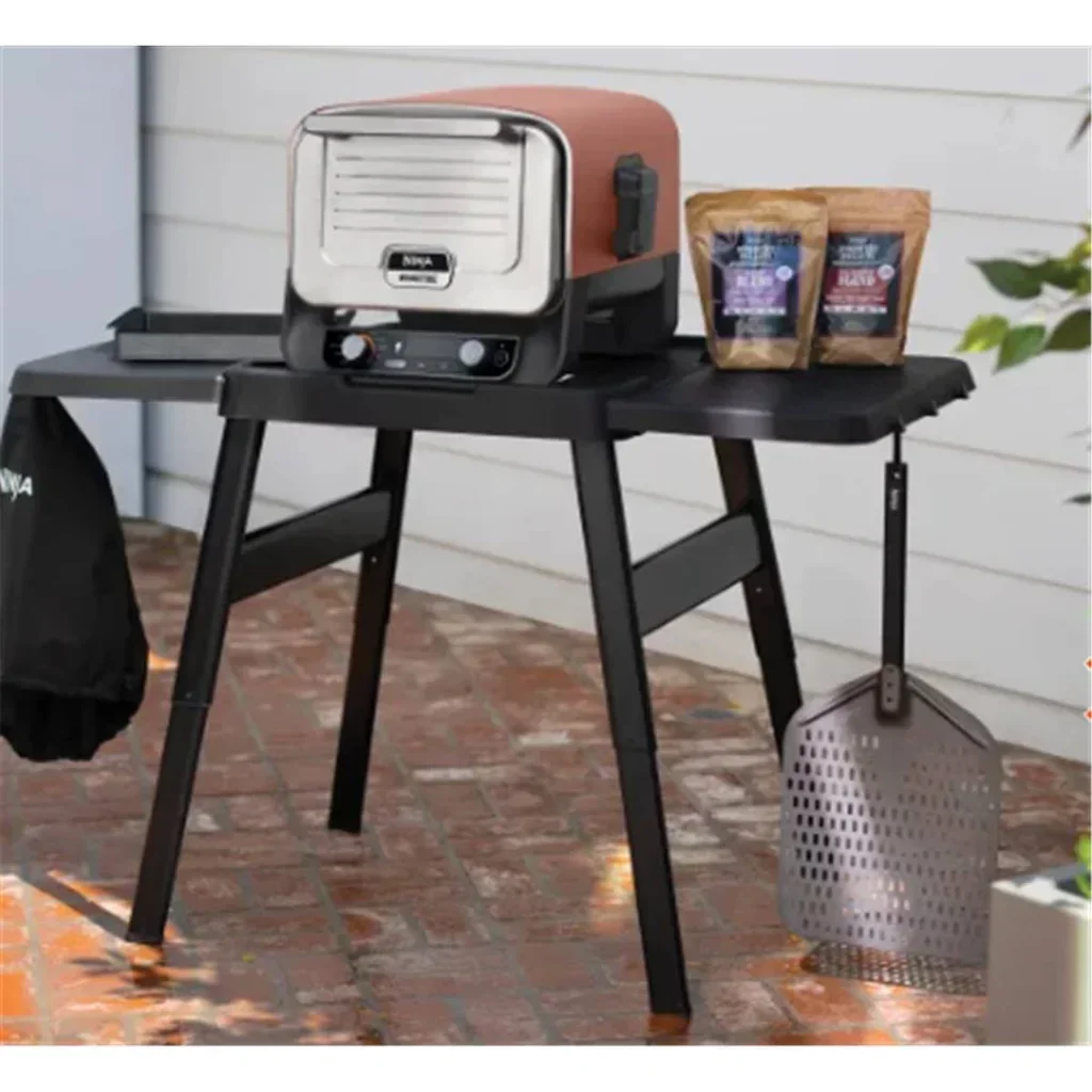 Carro transporte barbacoa eléctrica ahumador Ninja Woodfire XL negro