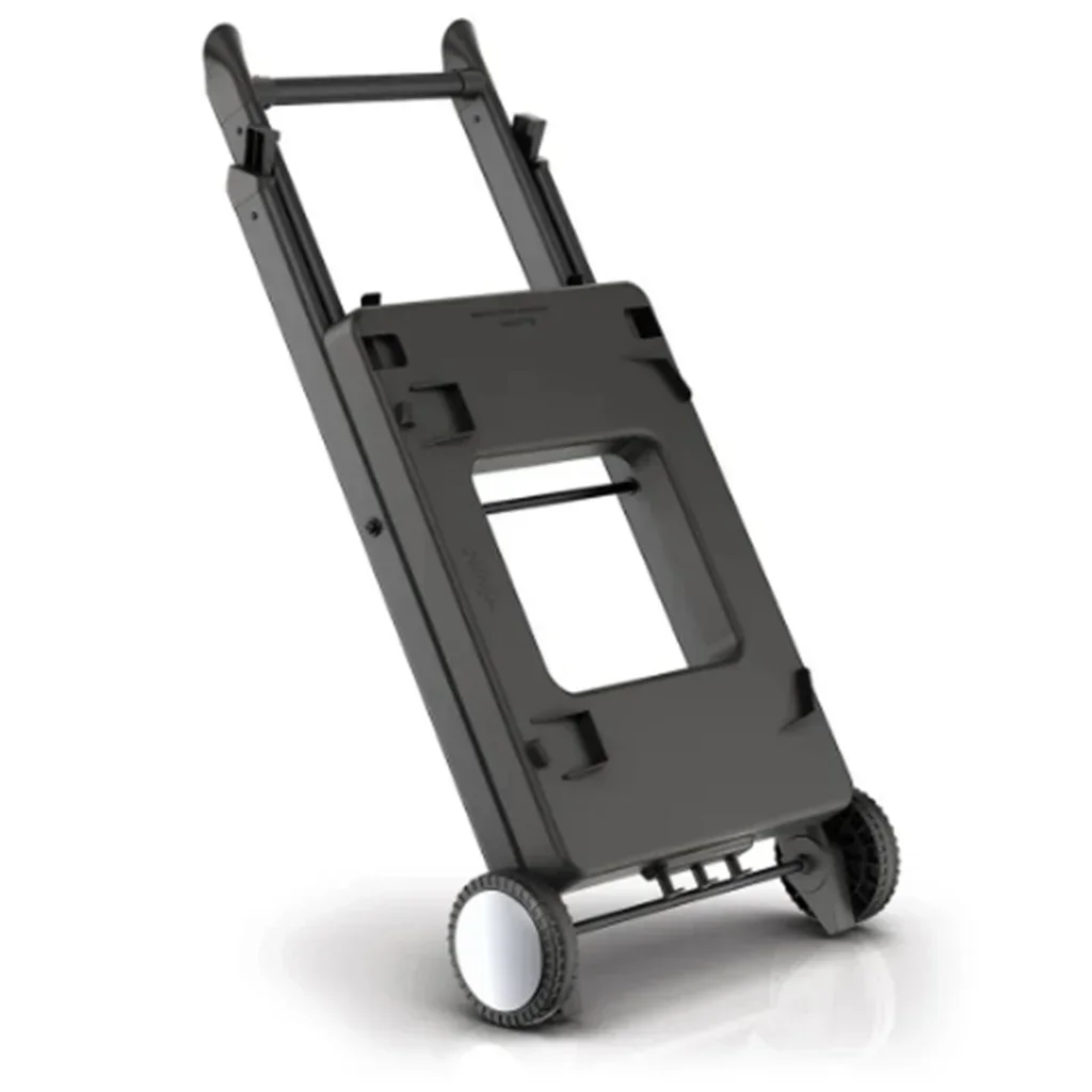 Carrito plegable negro para parrilla eléctrica Ninja Woodfire con ganchos
