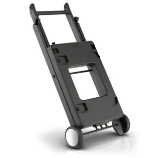 Carrito plegable negro para parrilla eléctrica Ninja Woodfire con ganchos