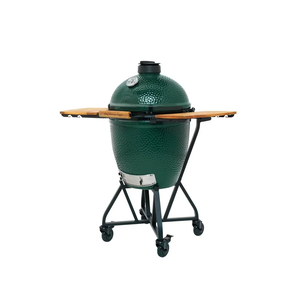 Carrito con Ruedas Big Green Egg Large - Soporte de Acero con Recubrimiento Térmico Móvil