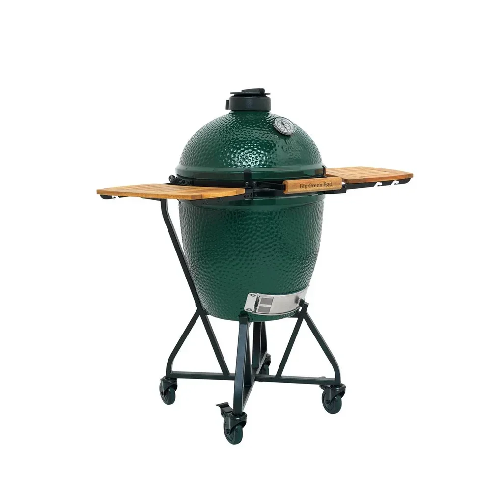 Carrito con Ruedas Big Green Egg Large - Soporte de Acero con Recubrimiento Térmico Móvil