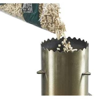 Estufa exterior de pellets FARO LIGHT - Calefactor ecológico 7kW para terraza