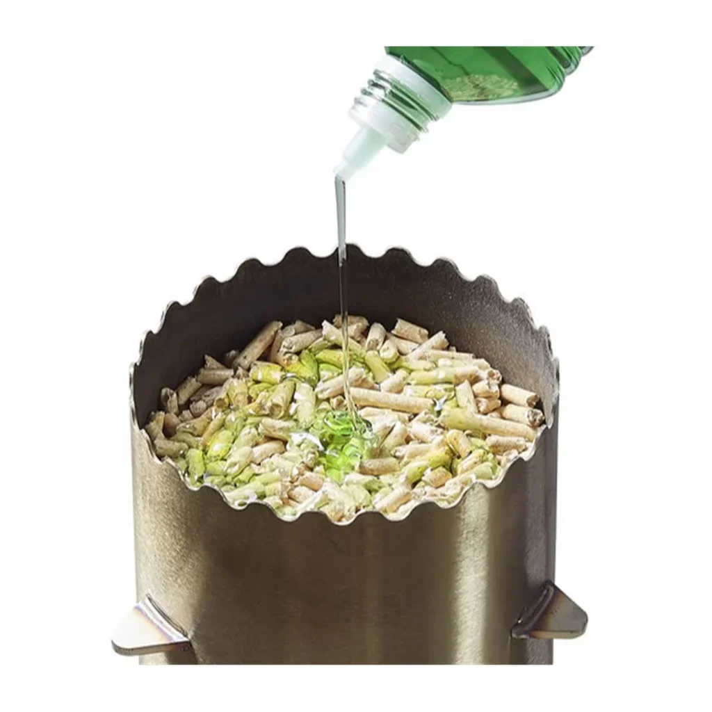 Estufa exterior de pellets FARO LIGHT - Calefactor ecológico 7kW para terraza