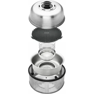 Cobb Premier Air Deluxe Portable Charcoal BBQ Grill with Integrated Temperature Control System and Griddle Plate