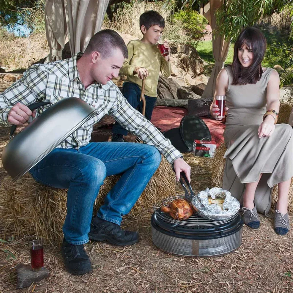 Cobb Supreme Deluxe 2.0 - Tragbarer XXL Holzkohlegrill für 10 Personen