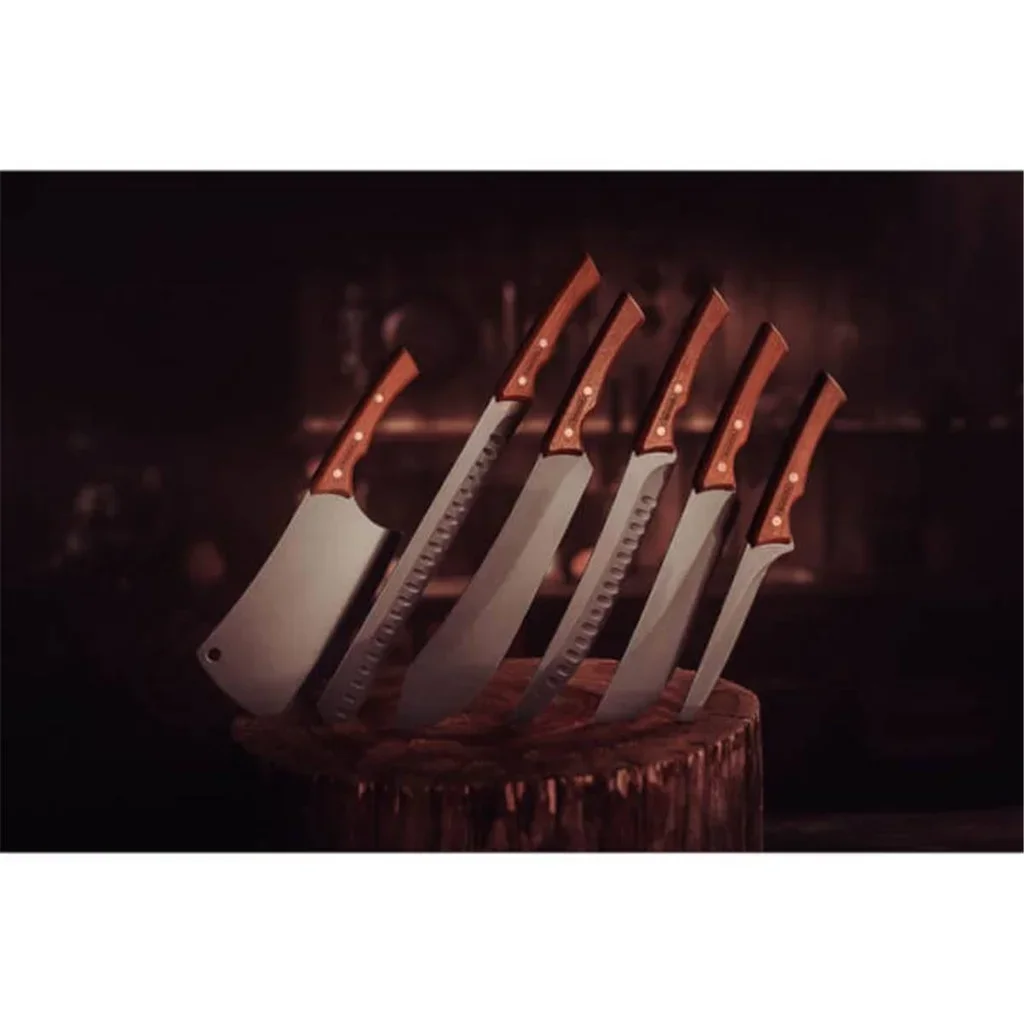 Cuchillo deshuesador Tramontina Churrasco 15 cm hoja acero inoxidable mango madera