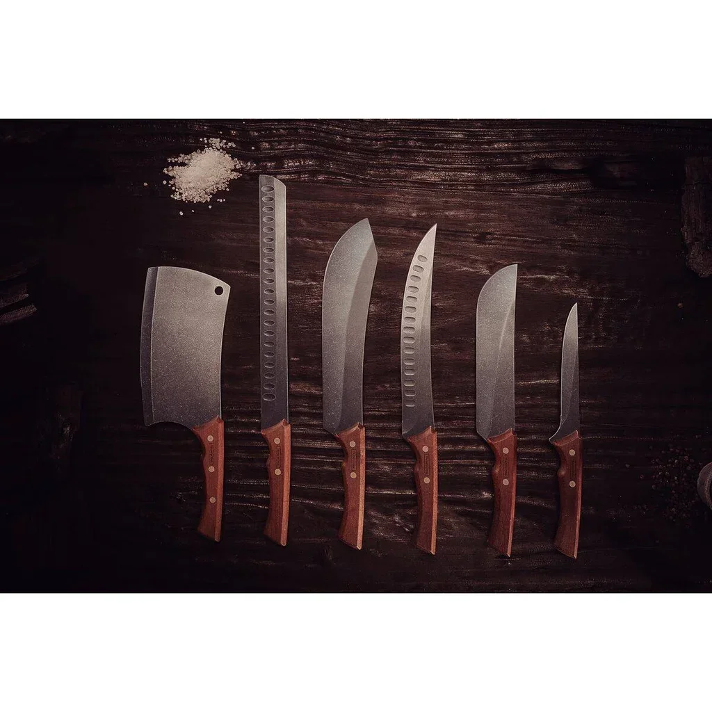 Cuchillo deshuesador Tramontina Churrasco 15 cm hoja acero inoxidable mango madera