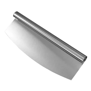 Couteau à pizza basculant en acier inoxydable 35 cm