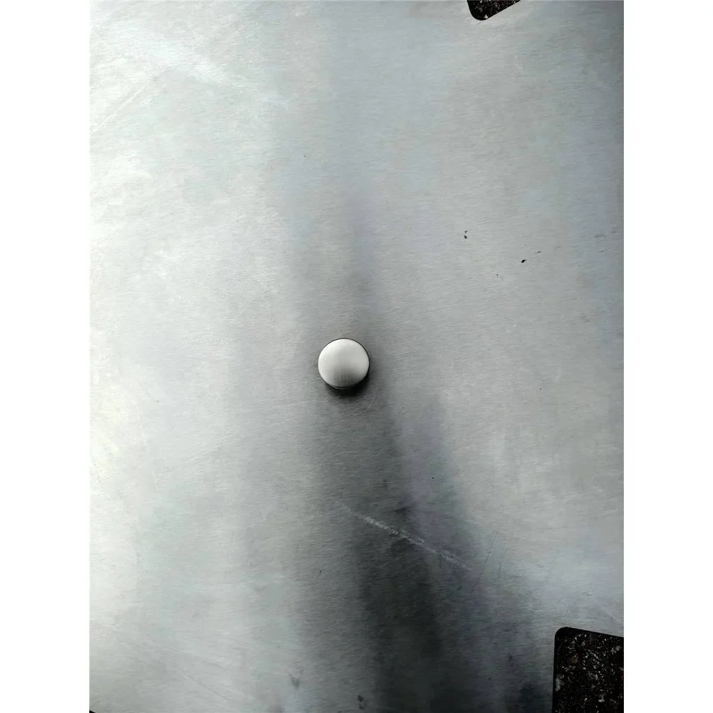 Edelstahl Plancha Abdeckung 2mm Wasserdicht mit Griffen