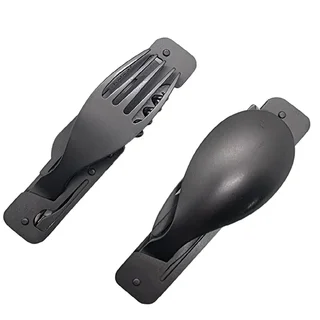 Set de cubiertos reutilizables para viaje con funda compacta de neopreno ecológico portátil