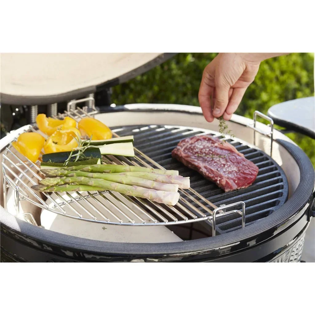 Rejilla Divide & Conquer Kamal Kamado 53 cm - Parrilla multinivel acero inoxidable