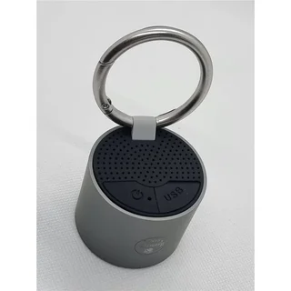 Cassa Bluetooth grigia compatta 3W doppia uscita audio 6h autonomia