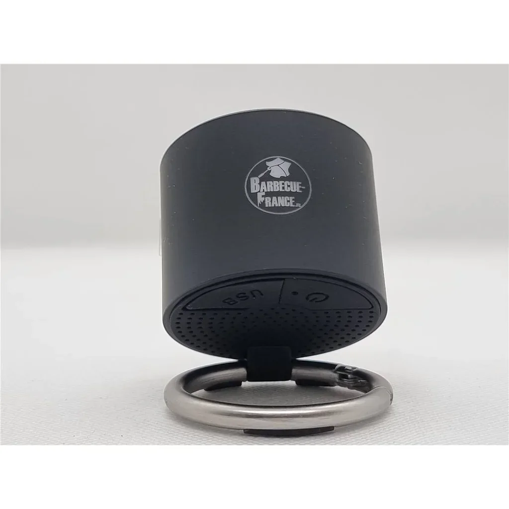 Altavoz Bluetooth negro compacto 3W doble salida de audio micrófono manos libres 6h autonomía