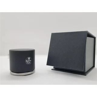 Altavoz Bluetooth negro compacto 3W doble salida de audio micrófono manos libres 6h autonomía