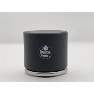 Altavoz Bluetooth negro compacto 3W doble salida de audio micrófono manos libres 6h autonomía